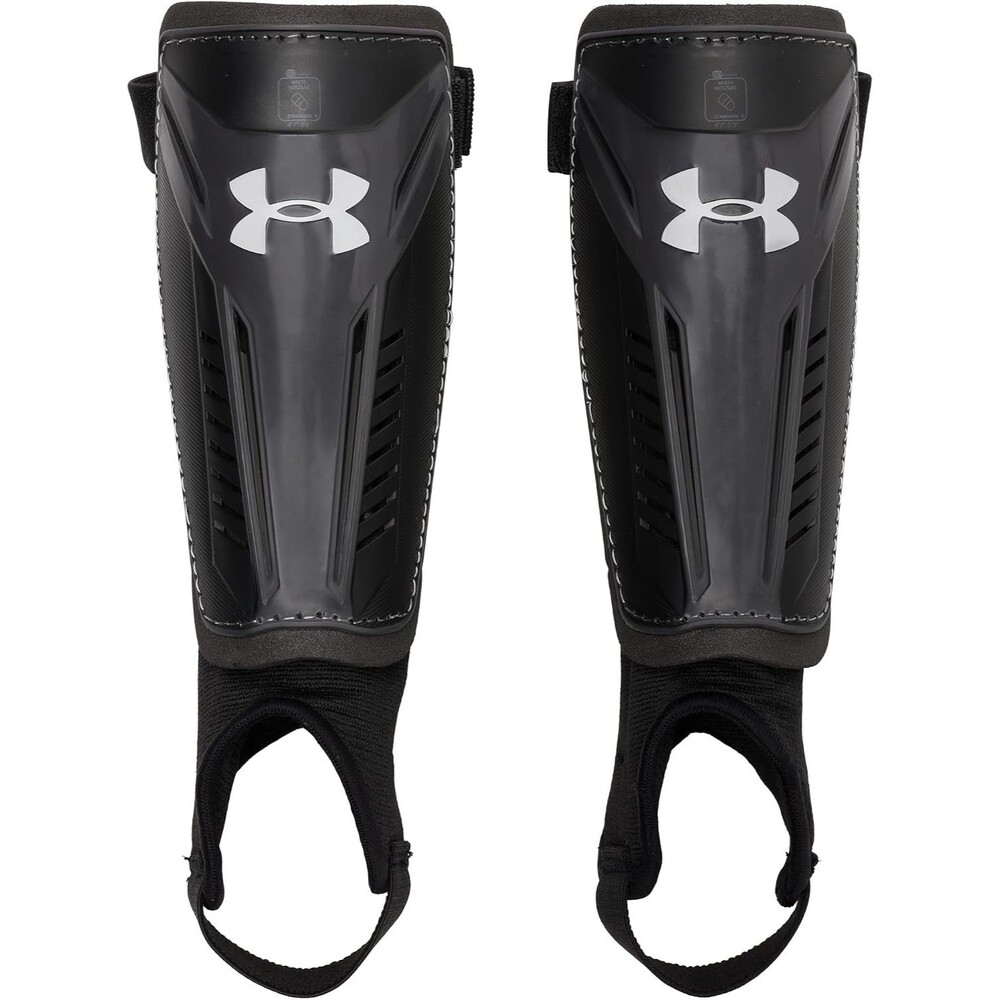 Under Armour Challenge Shin Guards, Youth Medium, Black/Castle Rock